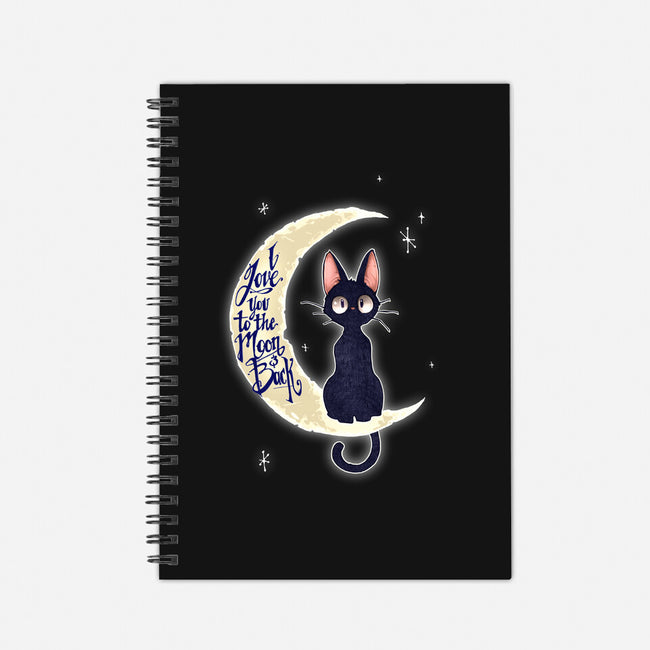 I Love You to The Moon & Back-none dot grid notebook-TimShumate