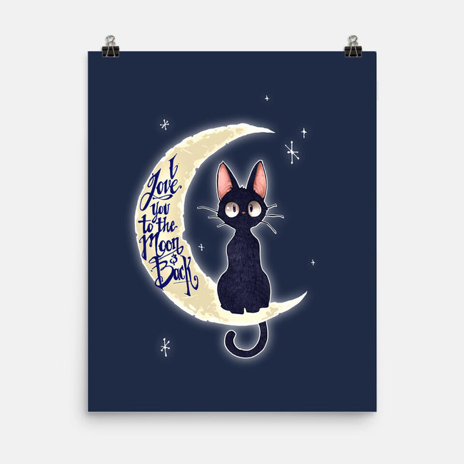 I Love You to The Moon & Back-none matte poster-TimShumate