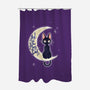 I Love You to The Moon & Back-none polyester shower curtain-TimShumate