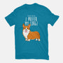 I Prefer My Corgi-mens heavyweight tee-ursulalopez