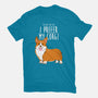 I Prefer My Corgi-unisex basic tee-ursulalopez