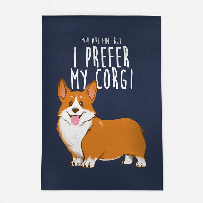 I Prefer My Corgi-none indoor rug-ursulalopez