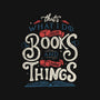 I Read Books and I Know things-none removable cover w insert throw pillow-Tobefonseca