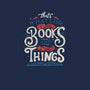 I Read Books and I Know things-womens off shoulder sweatshirt-Tobefonseca