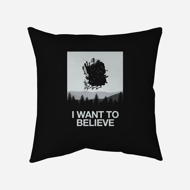I Saw a Moving Castle-none non-removable cover w insert throw pillow-maped