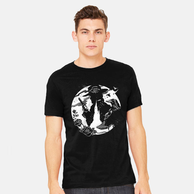 I Shoot With My Mind-mens heavyweight tee-vp021