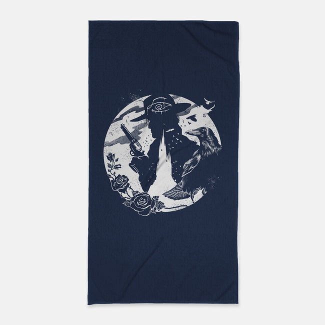 I Shoot With My Mind-none beach towel-vp021