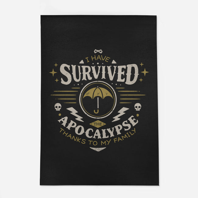 I Survived the Apocalypse-none indoor rug-Typhoonic
