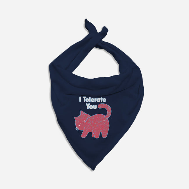 I Tolerate You-dog bandana pet collar-tobefonseca