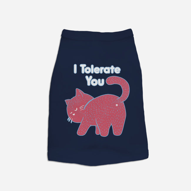 I Tolerate You-cat basic pet tank-tobefonseca