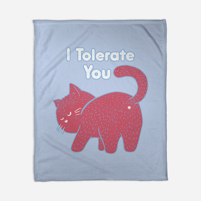 I Tolerate You-none fleece blanket-tobefonseca