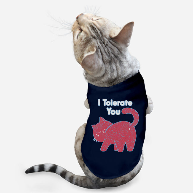 I Tolerate You-cat basic pet tank-tobefonseca