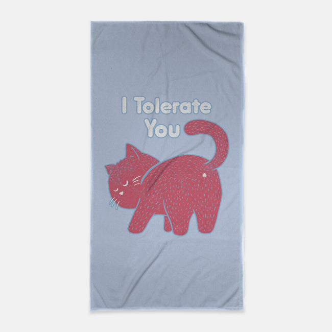 I Tolerate You-none beach towel-tobefonseca