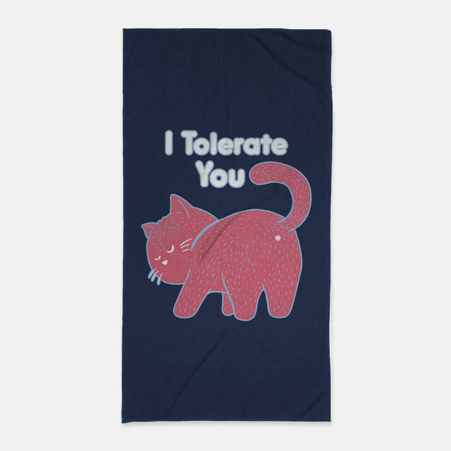 I Tolerate You-none beach towel-tobefonseca