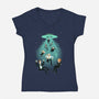 I Wanna Believe-womens v-neck tee-theGorgonist