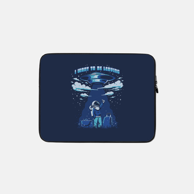 I Want to be Leaving-none zippered laptop sleeve-ilustrata