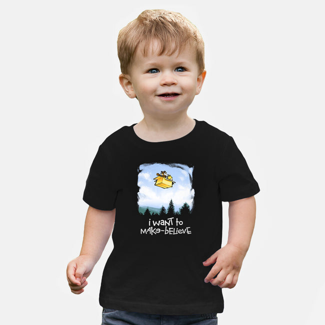 I Want To Make-Believe-baby basic tee-harebrained