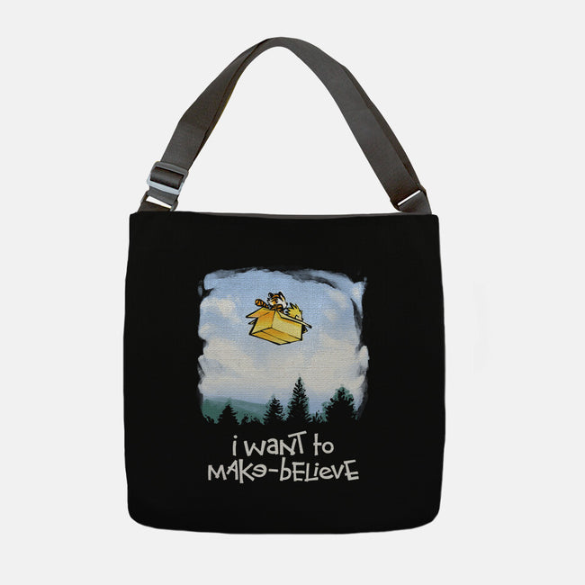 I Want To Make-Believe-none adjustable tote-harebrained
