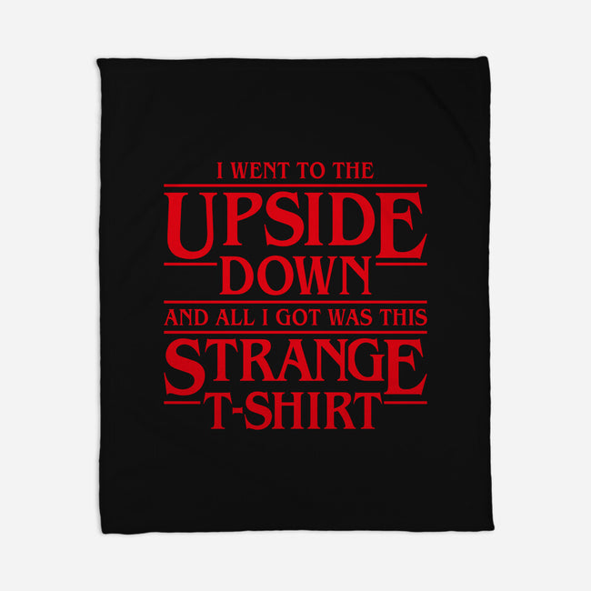 I Went to the Upside Down-none fleece blanket-Olipop