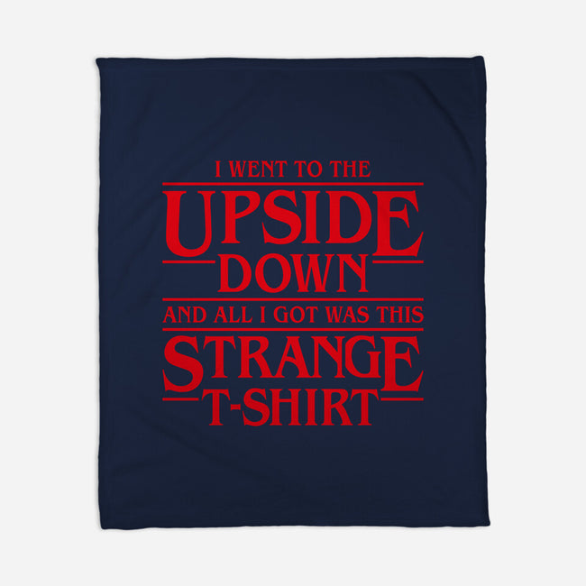 I Went to the Upside Down-none fleece blanket-Olipop