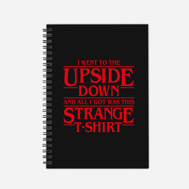 I Went to the Upside Down-none dot grid notebook-Olipop
