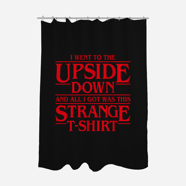 I Went to the Upside Down-none polyester shower curtain-Olipop