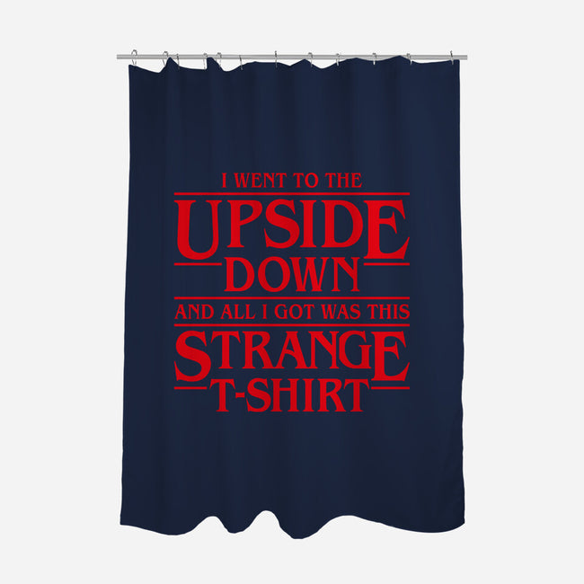 I Went to the Upside Down-none polyester shower curtain-Olipop