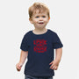 I Went to the Upside Down-baby basic tee-Olipop