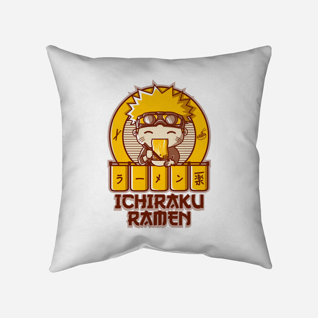 Ichiraku Ramen-none non-removable cover w insert throw pillow-Donnie