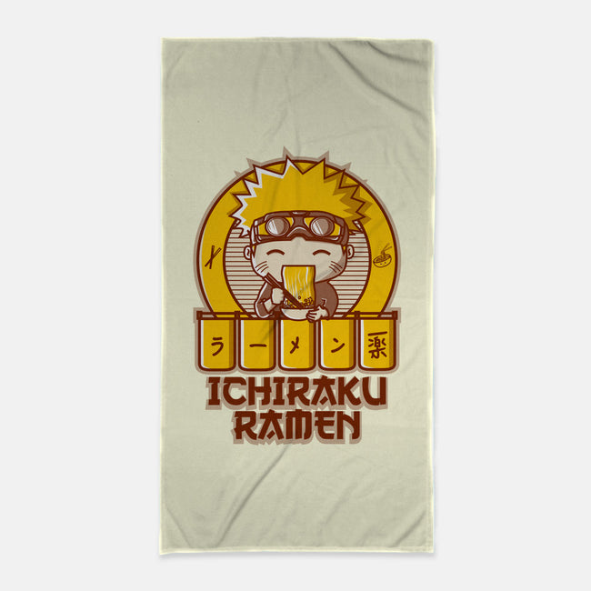 Ichiraku Ramen-none beach towel-Donnie