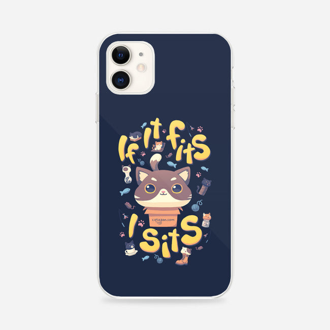 If I Fits, I Sits-iphone snap phone case-Geekydog