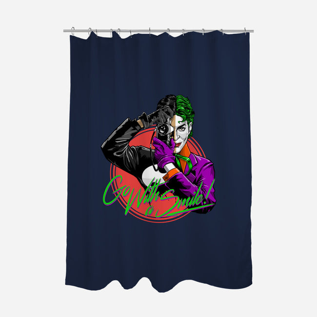 If You Gotta Go...-none polyester shower curtain-boltfromtheblue