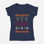 I'm A Keeper-womens v-neck tee-Mandrie