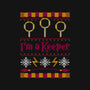 I'm A Keeper-womens racerback tank-Mandrie