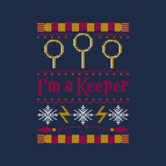 I'm A Keeper-none removable cover w insert throw pillow-Mandrie