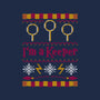 I'm A Keeper-womens racerback tank-Mandrie