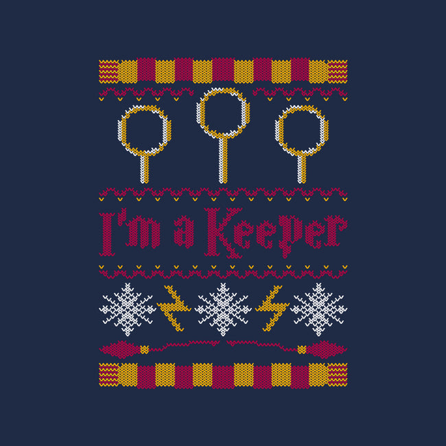 I'm A Keeper-womens off shoulder sweatshirt-Mandrie