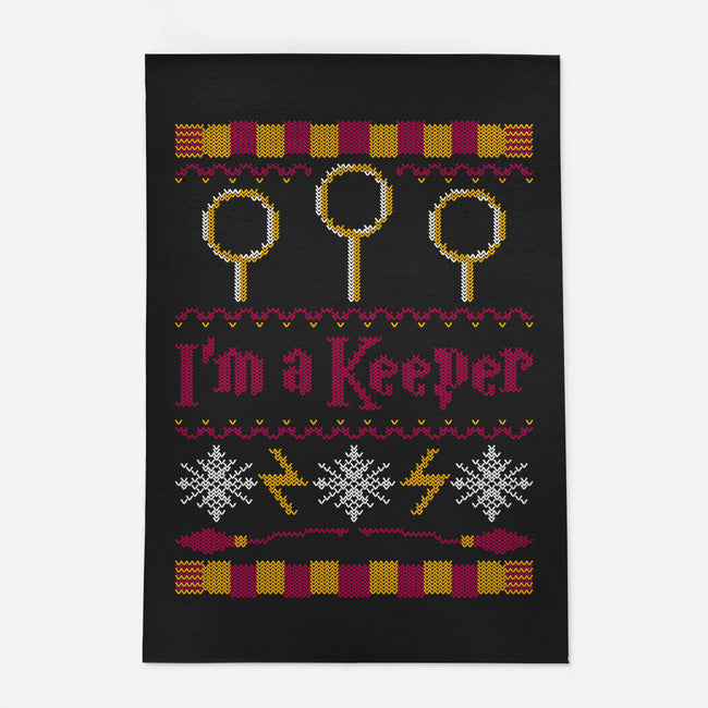 I'm A Keeper-none outdoor rug-Mandrie