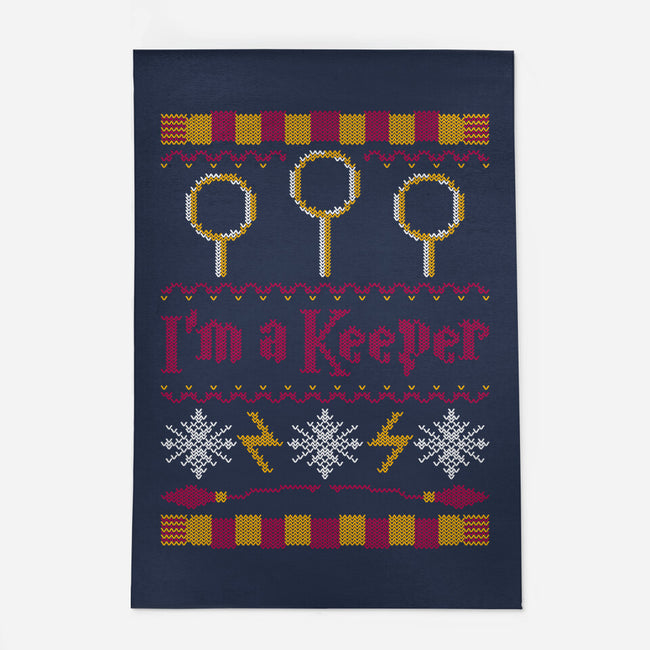 I'm A Keeper-none outdoor rug-Mandrie