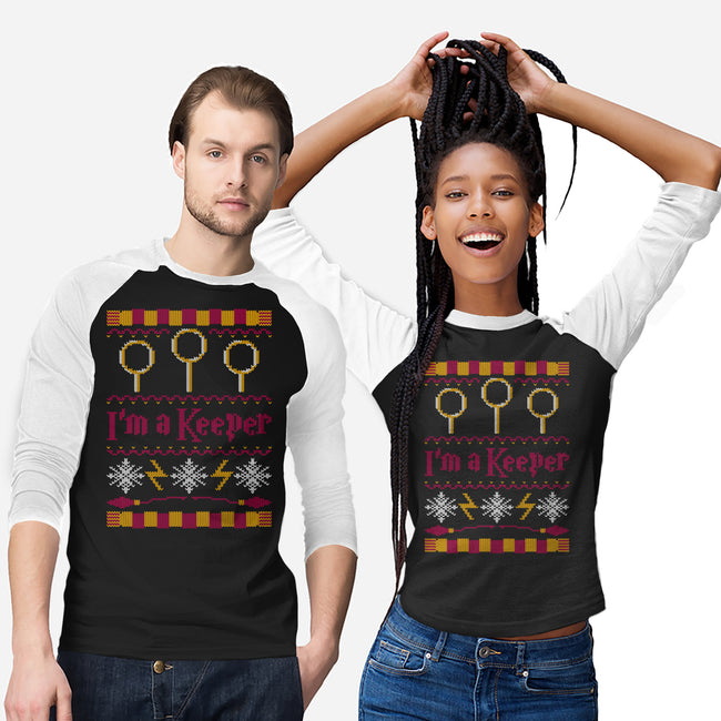 I'm A Keeper-unisex baseball tee-Mandrie