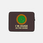 I'm Huge-none zippered laptop sleeve-karlangas