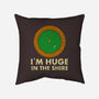 I'm Huge-none non-removable cover w insert throw pillow-karlangas