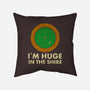I'm Huge-none removable cover w insert throw pillow-karlangas