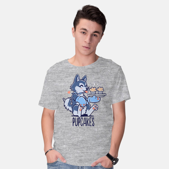 I'm Making Pupcakes-mens basic tee-TechraNova