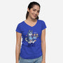 I'm Making Pupcakes-womens v-neck tee-TechraNova