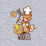 I'm Making Woofles-baby basic onesie-TechraNova