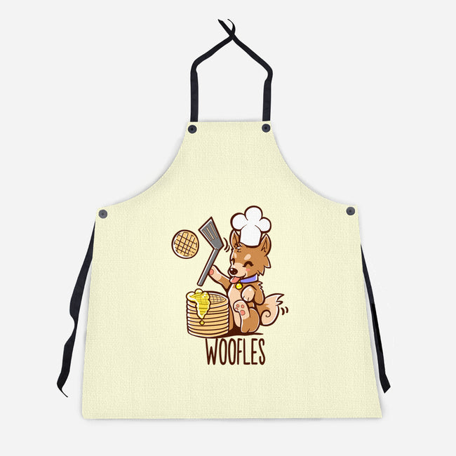 I'm Making Woofles-unisex kitchen apron-TechraNova