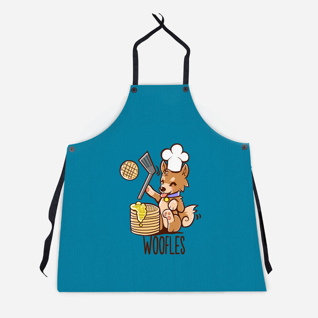I'm Making Woofles-unisex kitchen apron-TechraNova