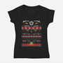 Impa-la-la-la-la-womens v-neck tee-kalgado