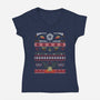 Impa-la-la-la-la-womens v-neck tee-kalgado